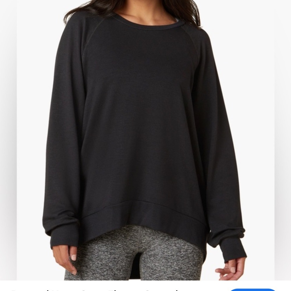 Beyond Yoga Saturday Oversized Pullover Black 2X NWT Cozy